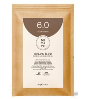 MIMARE Color Mud Rubio oscuro 6.0 coloración en barro + Champú primer de regalo