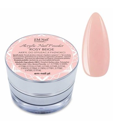 EM NAIL polvos acrílicos Rosy Beige 20 gr