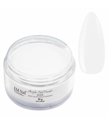 EM NAIL polvos acrílicos White 50 gr