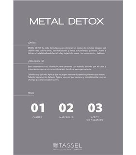 TASSEL Champú metal detox 500 ml
