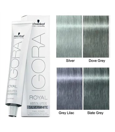 Schwarzkopf tinte Igora Absolutes Silverwhite  Slate Grey  60 ml