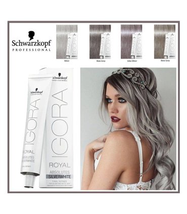 Schwarzkopf tinte Igora Absolutes Silverwhite  Dove 60 ml
