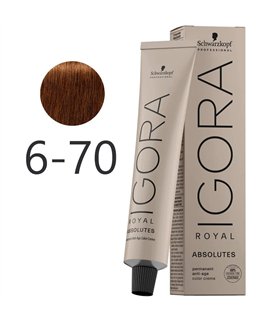Schwarzkopf tinte Igora Absolutes  60 ml 6.70  Rubio Oscuro Cobre Natural