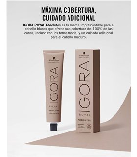 Schwarzkopf tinte Igora Absolutes  60 ml 8.140  Rubio claro ceniza Beige Natural