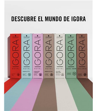 Schwarzkopf tinte Igora Royal 60 ml 8.11- rubio claro ceniza intenso