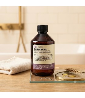 INSIGHT Champú restructurante 100 ml para cabello castigado y dañado, LIQUIDACIÓN ENVADE DE PLÁSTICO