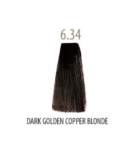 Tinte Farmavita Supremacolor 6.34 Rubio Oscuro Dorado Cobrizo 60 ml