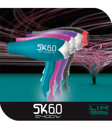 Secador Profesional Lim SK6.0 2.400W  Ionico NEGRO