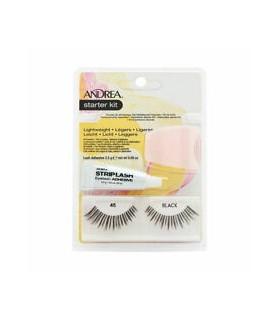Pestañas Andrea starter kit black modelo 45