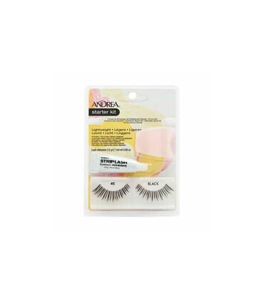 Pestañas Andrea starter kit black modelo 45