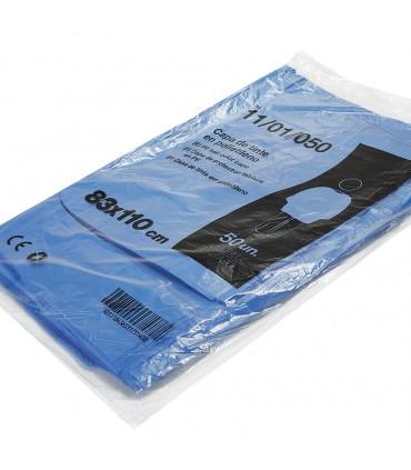 Capas de tinte desechables en polietileno varios colores 83x110 cm 50 unidades