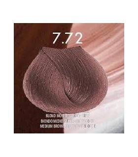 Tinte Farmavita Life color plus 7.72 Rubio Marrón Iridescente - 100 ml