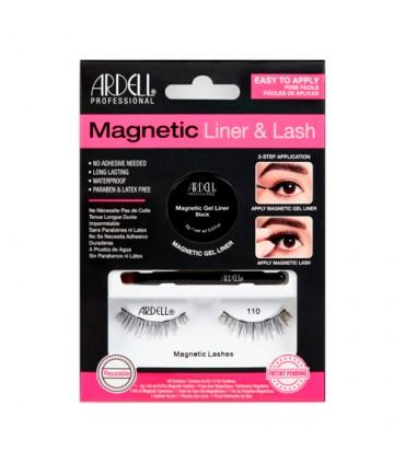 Ardell kit Pestañas Magnéticas y eyeliner modelo 110