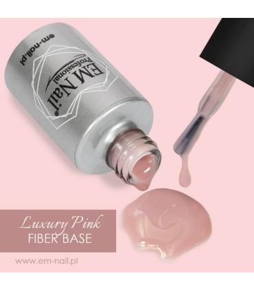 EM NAIL Professional Fiber base Luxury Pink 15 ml sin TPO