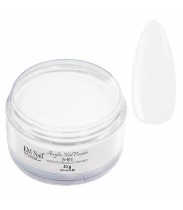 EM NAIL polvos acrílicos White 50 gr