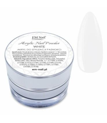 EM NAIL polvos acrílicos White 20 gr