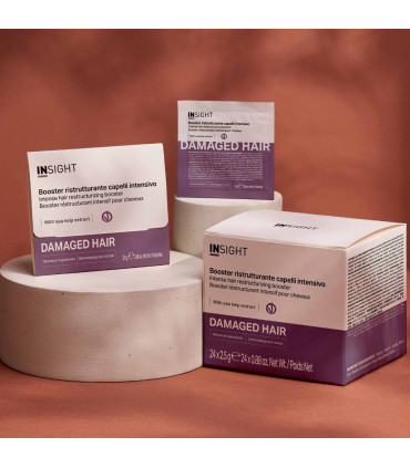 INSIGHT Booster reparador monodosis de 2,5 gr para cabello dañado