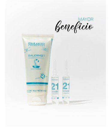 SALERM Mascarilla concentrada Boost Salerm 21 8 ampollas x 13 ml