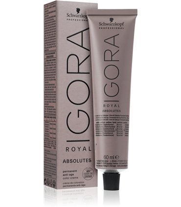 Schwarzkopf tinte Igora Absolutes  60 ml 7.10  Rubio medio ceniza  Natural