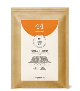 MIMARE Color Mud 44 Cooper Red coloración en barro + Champú primer monodosis de regalo.