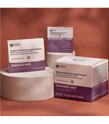 INSIGHT Booster reparador monodosis de 2,5 gr para cabello dañado
