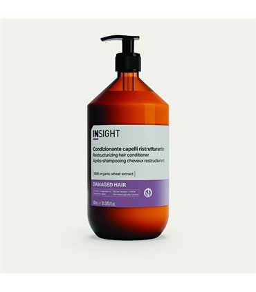 INSIGHT Acondicionador Restructurante cabello dañado 900 ml Cristal