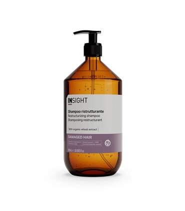 INSIGHT Champú  Restructurante 900 ml cabello dañado Cristal