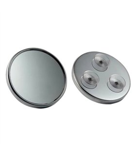 Pollié Espejo redondo de 5 aumentos con tres ventosas 20 cm 06728