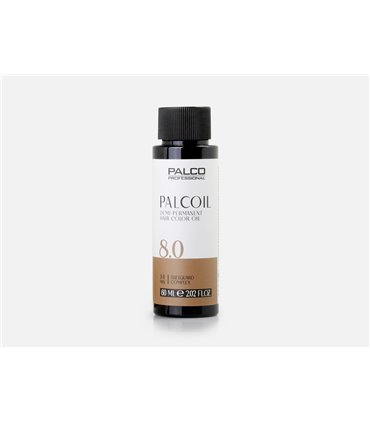 PALCOIL  8.0 Rubio Claro - tinte Demipermanente en Aceite 60 ml