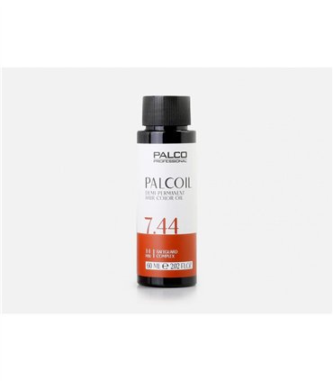 PALCOIL 7.44 Rubio medio cobrizo intenso - tinte Demipermanente en Aceite 60 ml