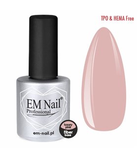 EM NAIL Professional Fiber base Luxury Pink 15 ml sin TPO