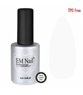 EM NAIL Professional Top Coat Ultra Mate sin 15 ml sin Tpo